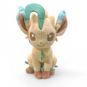 RARE Official Tomy Pokémon Leafeon 8" Plush Toy - Eevee Evolution T18162